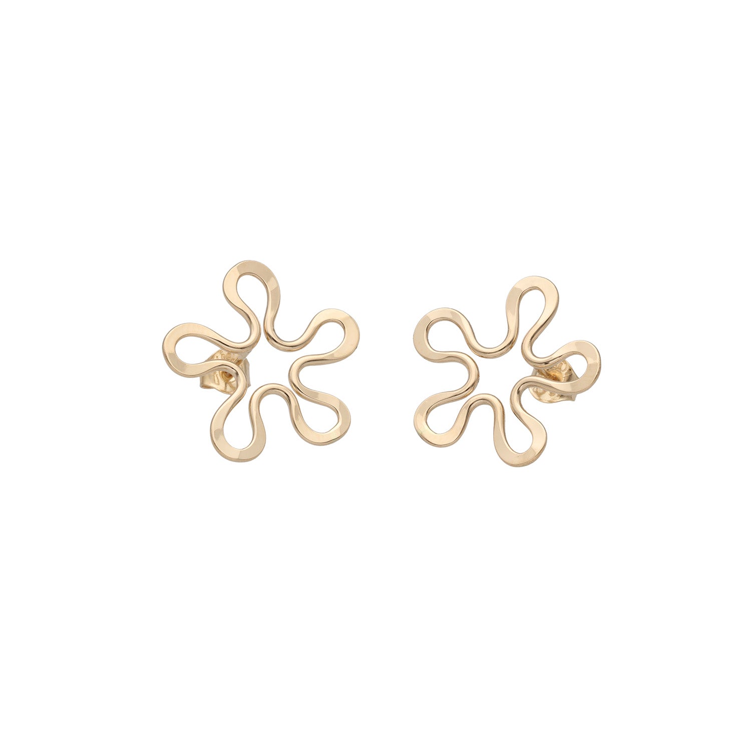 Blomman™ Elegant earstuds 18K gold