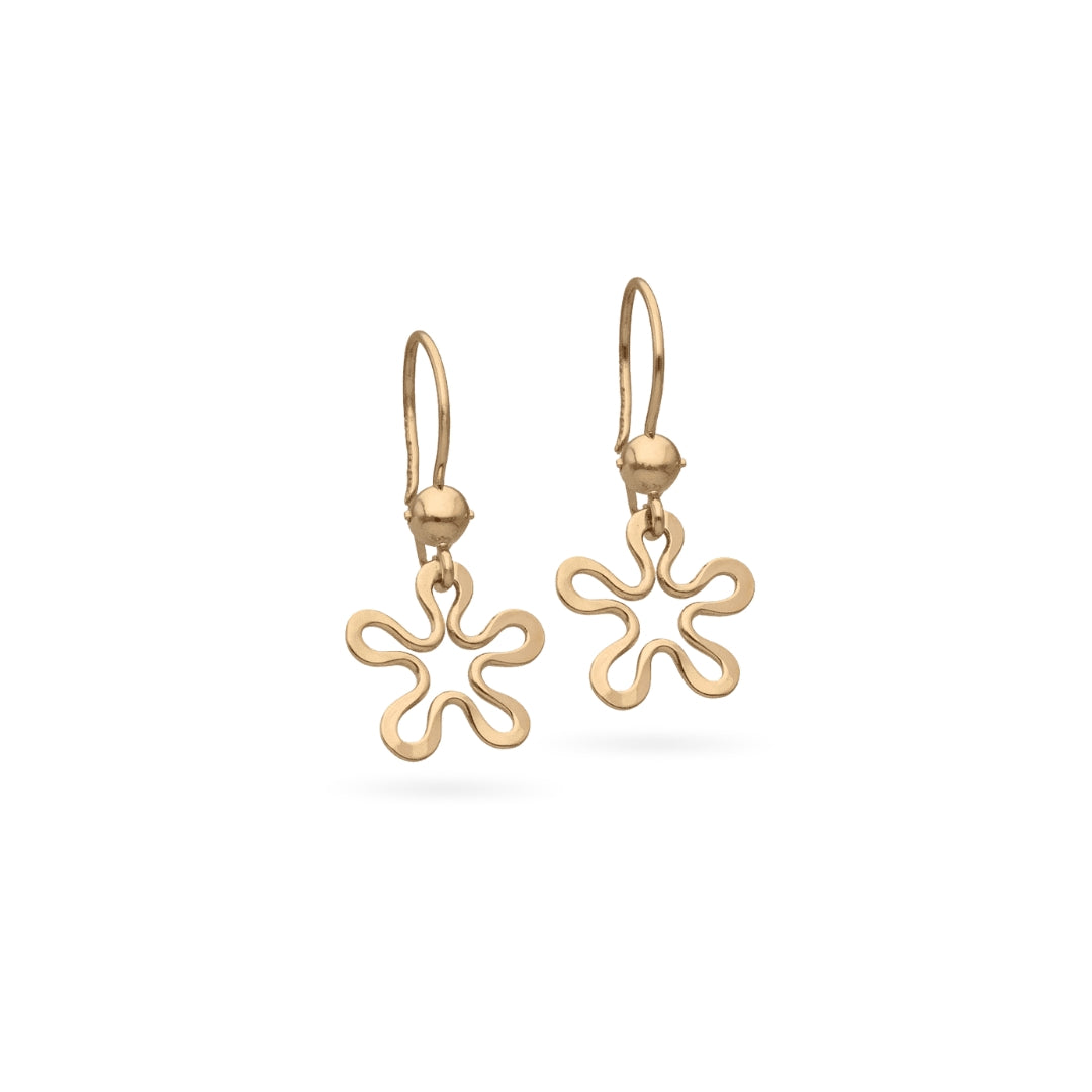 Blomman™ earrings 18K gold