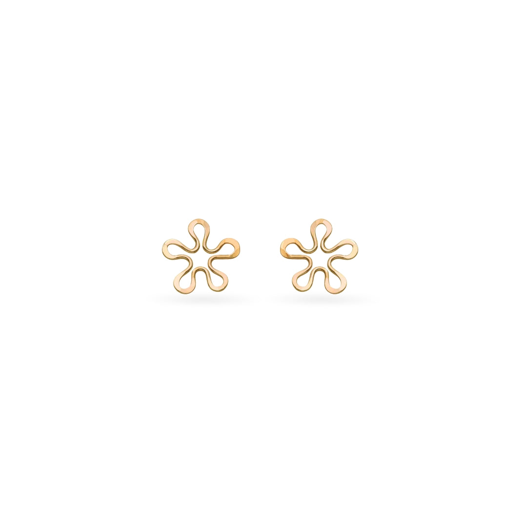Blomman™ earstuds 18K gold